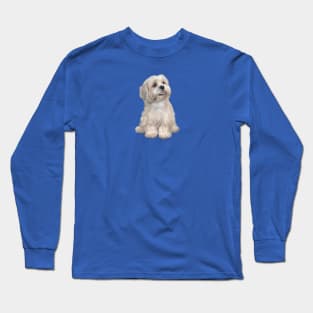 A Lhasa Apso (cream) - Just the Dog Long Sleeve T-Shirt